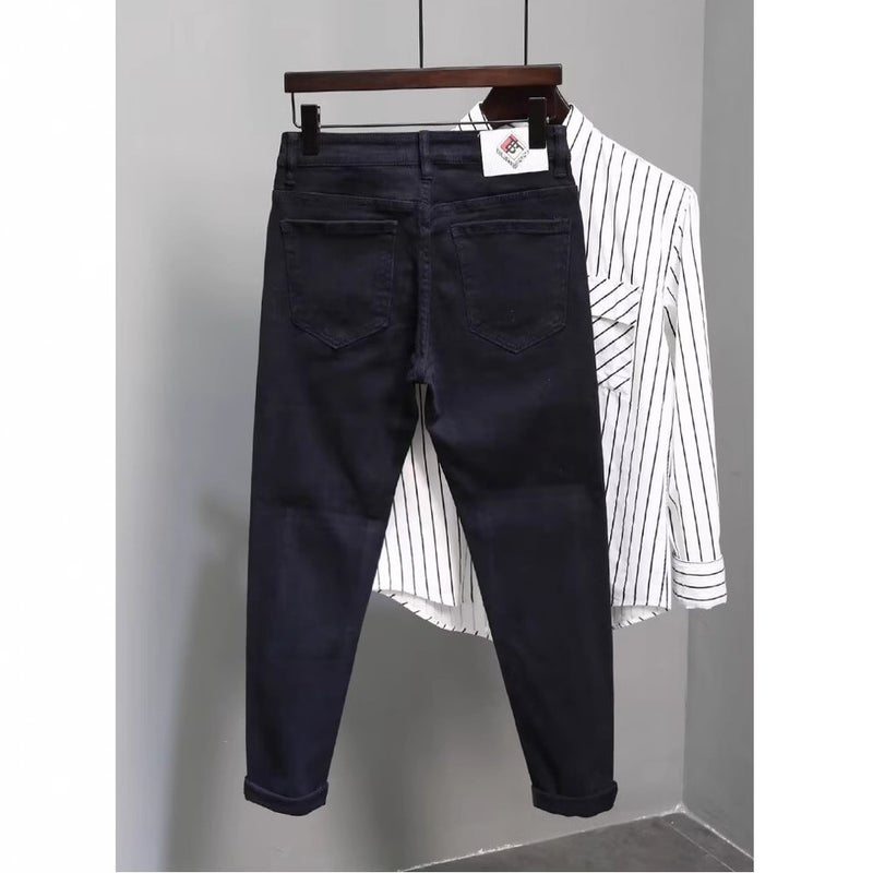 Unisex Casual Daily Denim Jeans - Image 3