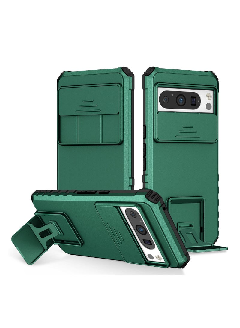 Case Cover for Google Pixel 8 Pro, Innovative Telescopic Bracket, Sliding Protection Camera Window, Bumper Shockproof Phone Back Cover - Image 1