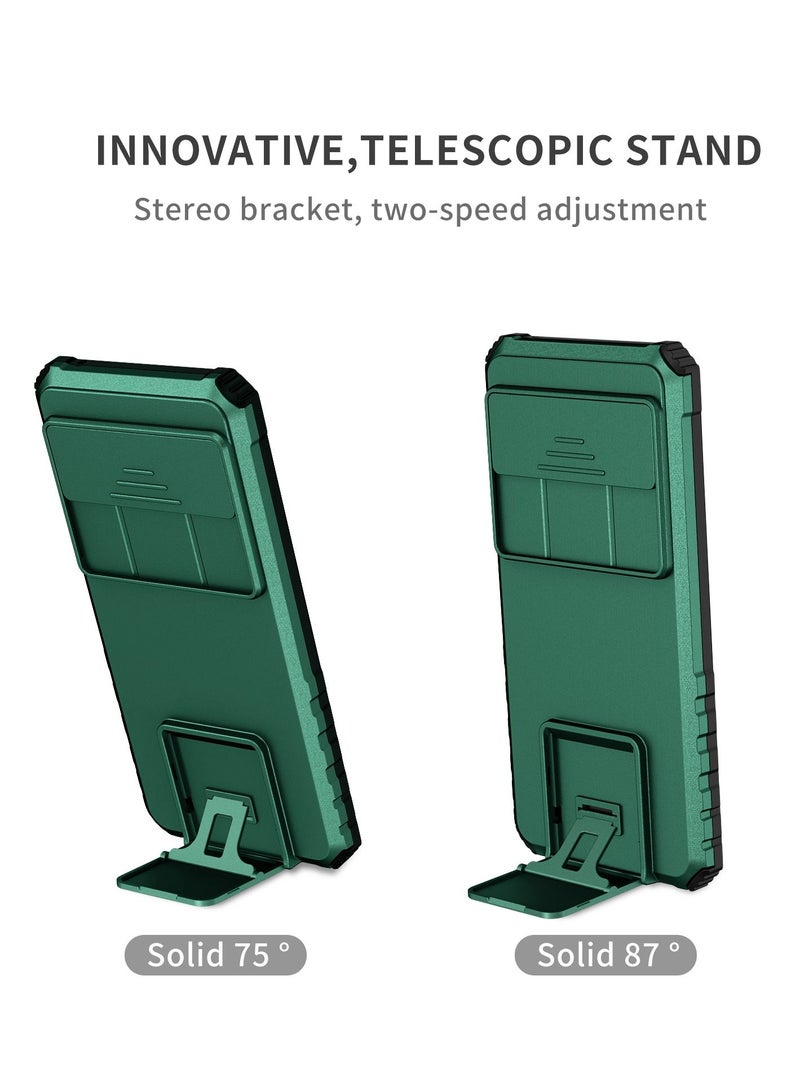 Case Cover for Google Pixel 8 Pro, Innovative Telescopic Bracket, Sliding Protection Camera Window, Bumper Shockproof Phone Back Cover - Image 2