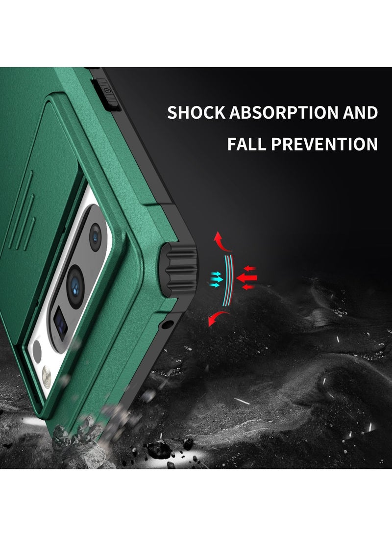 Case Cover for Google Pixel 8 Pro, Innovative Telescopic Bracket, Sliding Protection Camera Window, Bumper Shockproof Phone Back Cover - Image 4