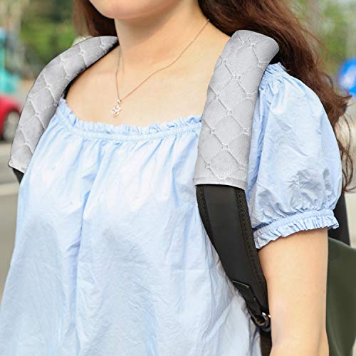 Tatuo 4 Pack Seat Belt Cover Extra Long Seat Belt Pads for Car Soft Comfort Shoulder Strap Covers Harness Pads Helps Protect Your Neck and Shoulder(10.6 Inch,Gray) - Image 5