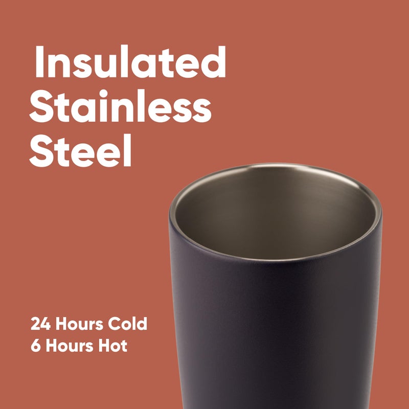 Owala Owala SmoothSip Insulated Stainless Steel Coffee Tumbler  Reusable Iced Coffee Cup  Hot Coffee Travel Mug  BPA Free  20 oz  Navy (Telescope Tales)  - Image 4