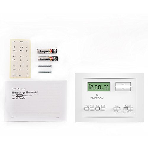 Emerson P150 Single Stage 5-2 Day Programmable Thermostat - Image 4