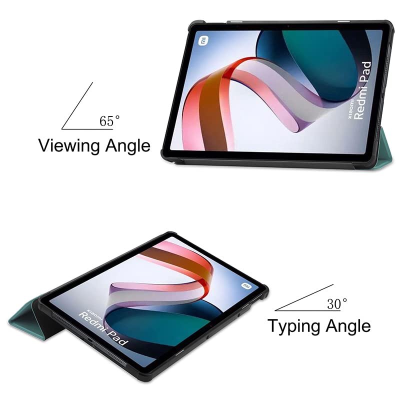 ProElite Slim Trifold Flip case Cover for Redmi Pad 10.6" Tablet, Green - Image 3