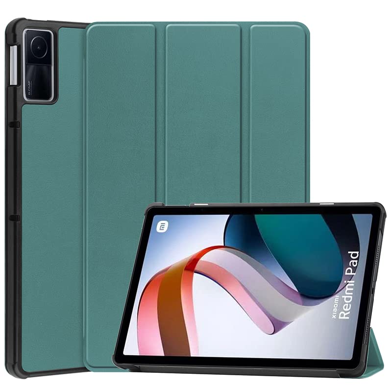 ProElite Slim Trifold Flip case Cover for Redmi Pad 10.6" Tablet, Green - Image 1