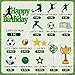 DRWATE 31 PCS Soccer Cake Topper Soccer Ball Player Cake Decorations for Soccer Football Theme Birthday Black - Image 4
