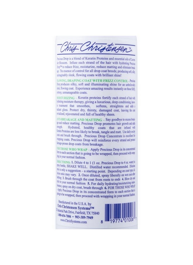 Chris Christensen Chris Christensen Precious Drop Concentrate Dog Conditioner, Groom Like a Professional, Reduces Frizz & Matting, 16 oz  - Image 5