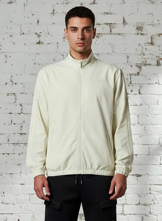 Kappa Kappa Men Tape Detail Zip Through Jacket