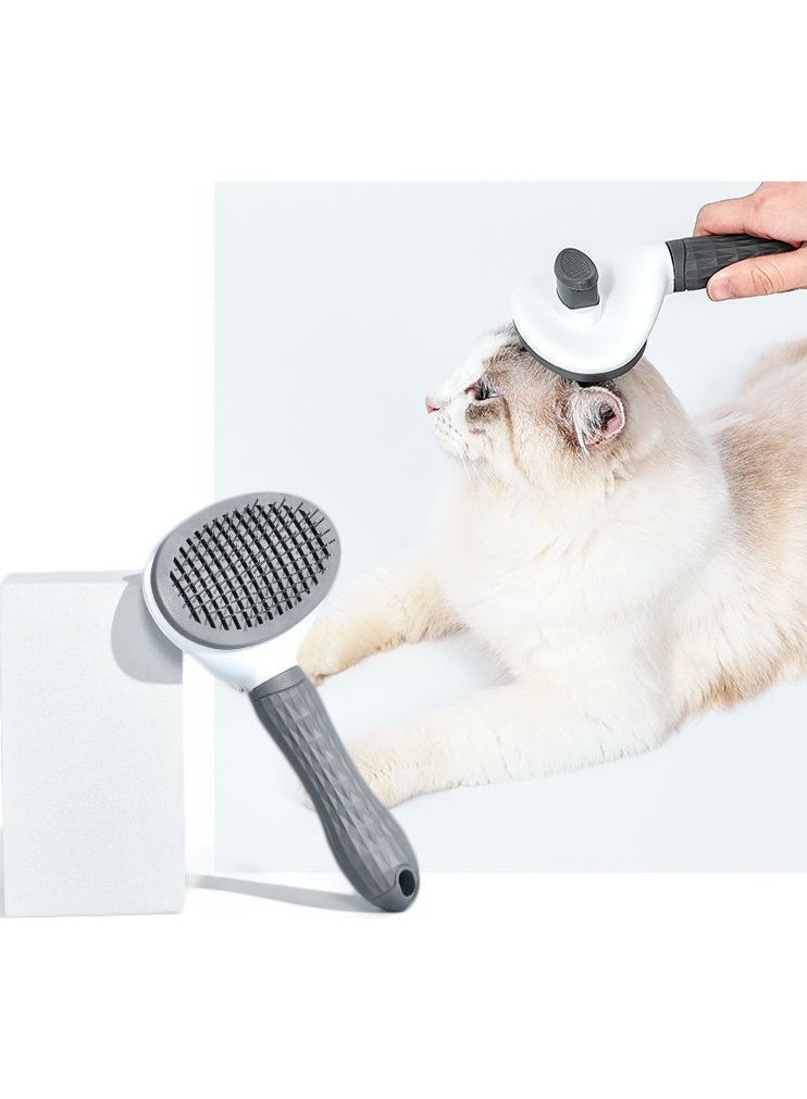 Generic Pet Cat Brush for Shedding and Grooming, Dog Hair Removal Brush, Pet Groomer Shedding Grooming Tools Combs Rakes, Cats Brush for Short or Long Haired Removes Loose Hair and Tangles  - Image 1