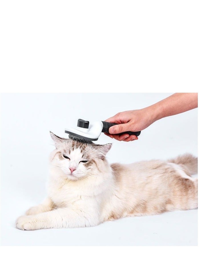 أولدجان فرشاة العناية بالحيوانات الأليفة فرشاة القط وفرشة الكلب فرشاة التنظيف الذاتي سليكر للسقاط والرعاية مع الشعر الطويل أو القصير - Image 3