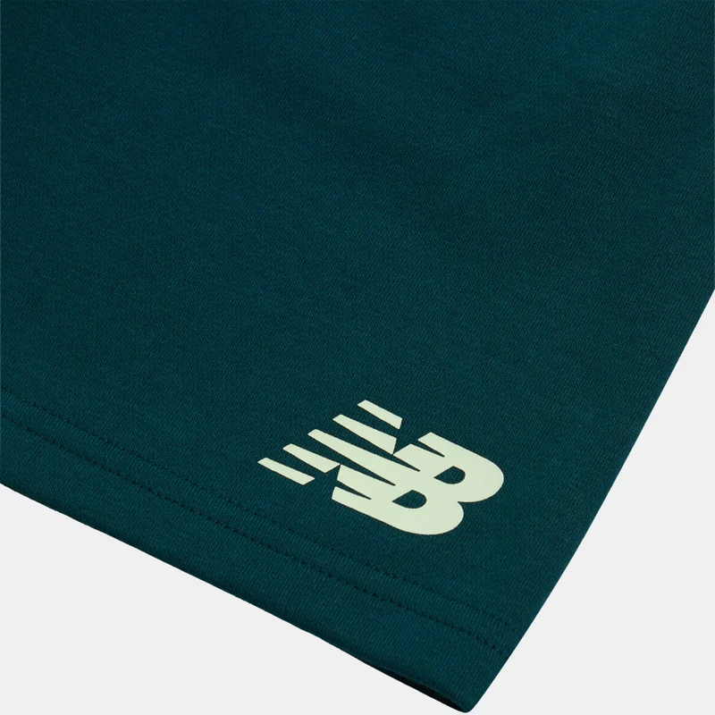 New Balance Blue Kids' Stacked Logo T-Shirt and Shorts Set  | Best Price UAE