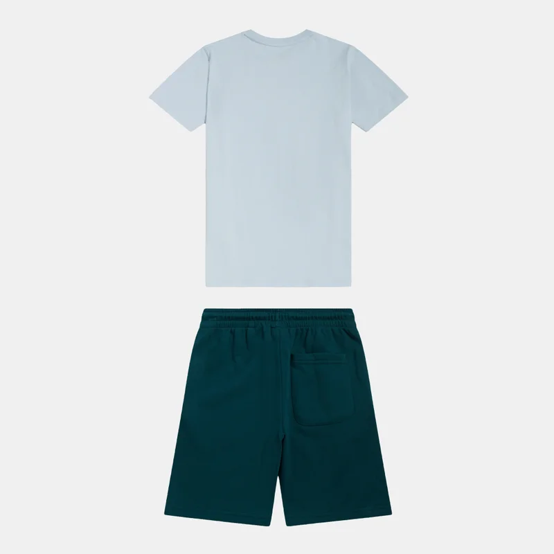 New Balance Kids' Stacked Logo T-Shirt and Shorts Set