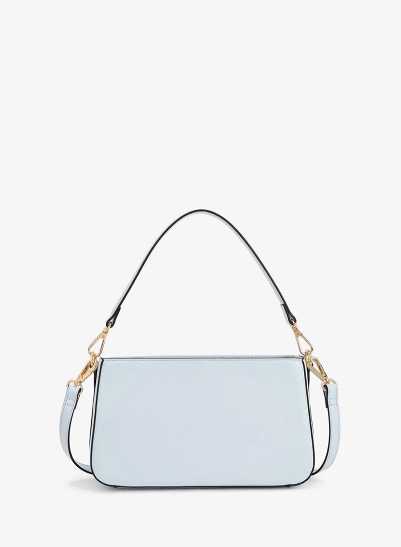 Celeste BLUE Logo Detail Crossbody Bag With Detachable Strap for Women | Best Price UAE