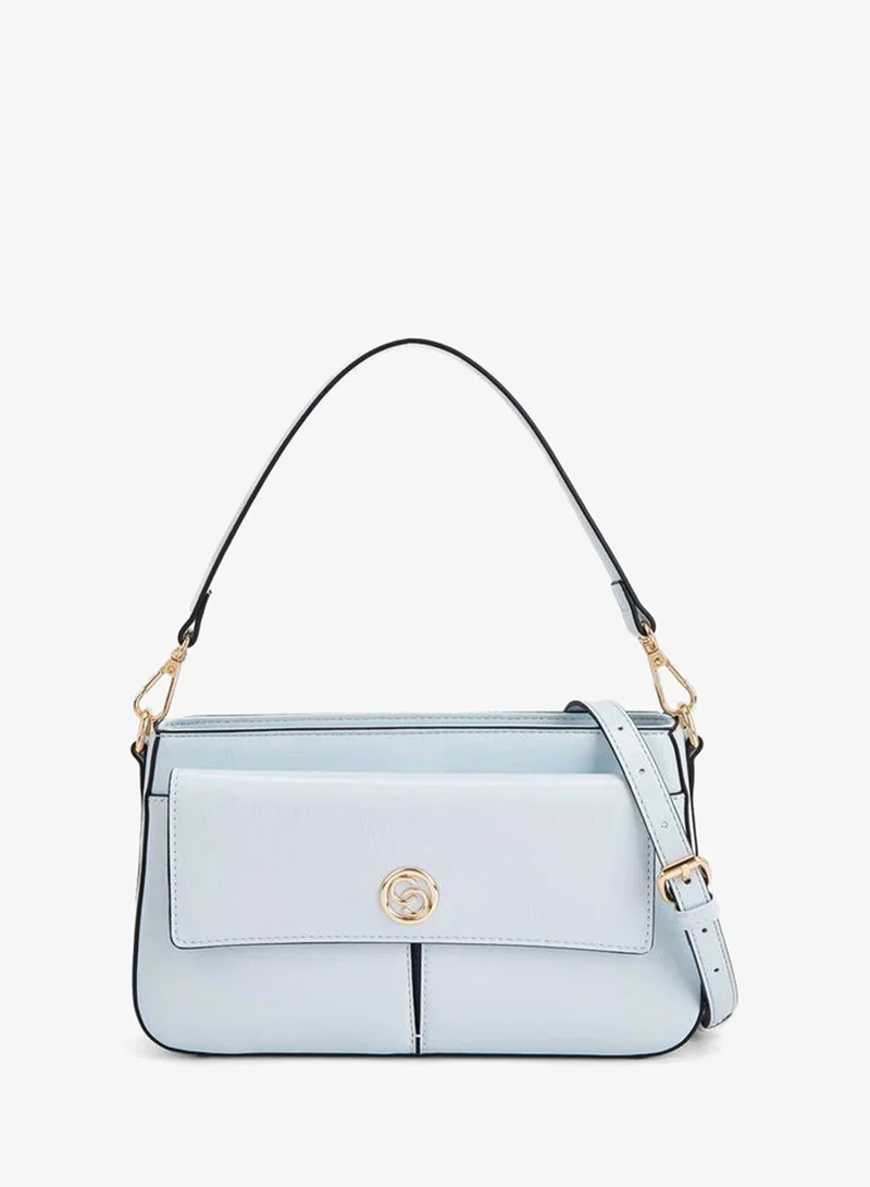Logo Detail Crossbody Bag With Detachable Strap