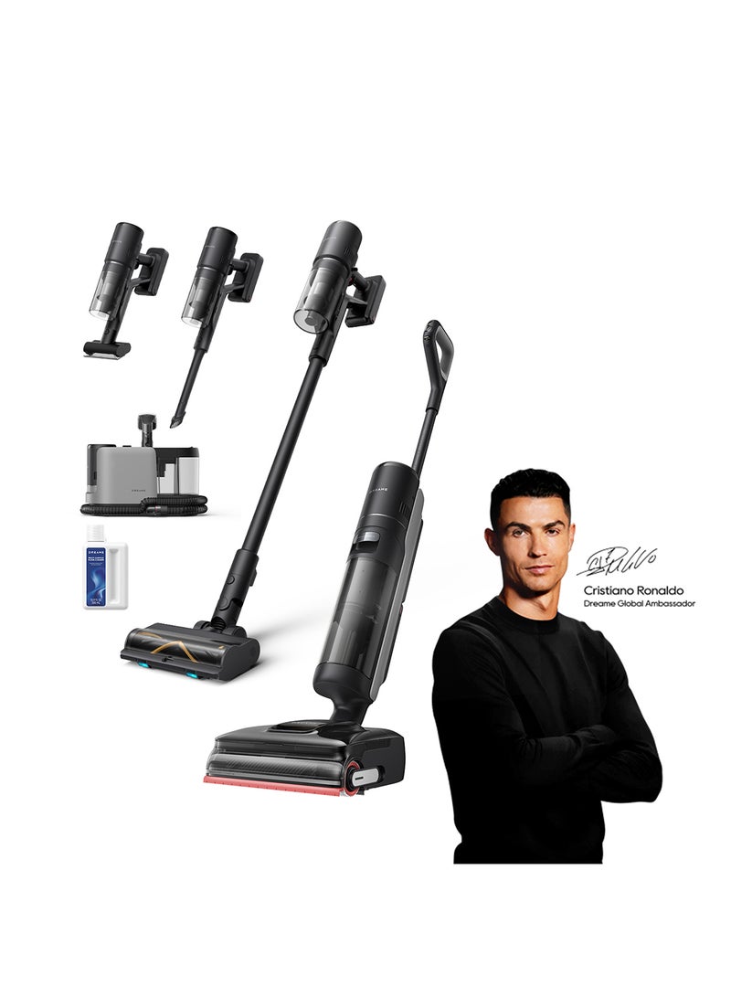Dreame H15 Mix 7-in-1 Vacuum Cleaner for Vacuuming and Mopping, AI Robot Arm, Three-Piece Edge Cleaning, 23 kPa Suction Power, Smart Dosing Cleaning Solution, No Tangling, 2 years warranty - 60 W H15 Black - Image 1