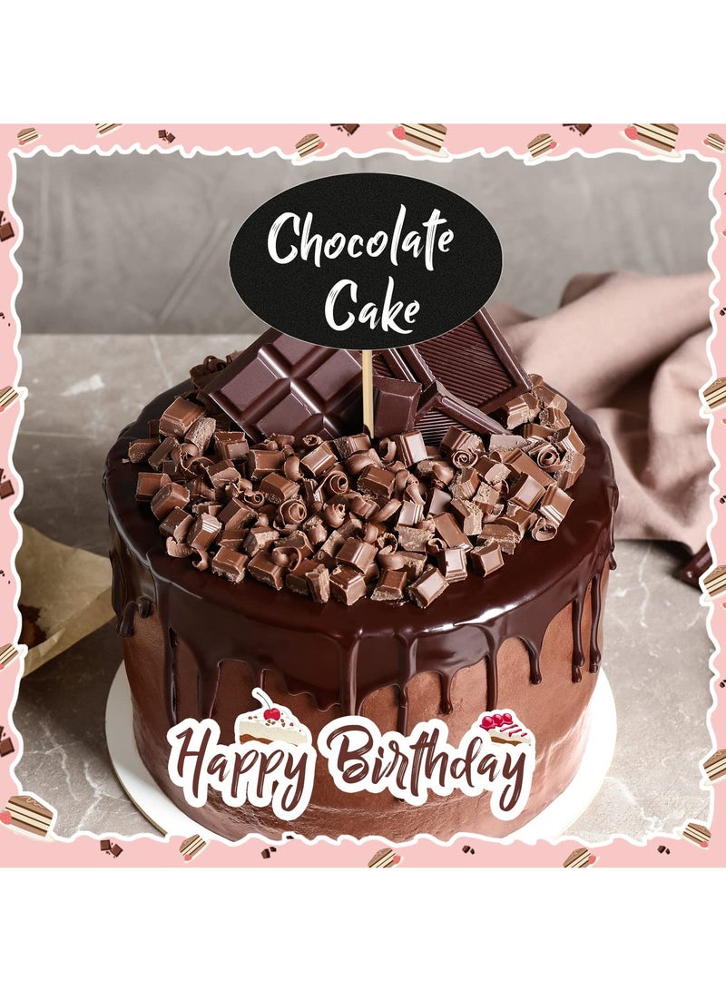 SYOSI Food Labels,50 Pieces for Party Buffet Charcuterie Board Labels Cheese Markers Blank Toothpick Flags Cupcake Topper Buffet Labels Chalkboard for Wedding Birthday Party Decorations Food Labels - Image 5