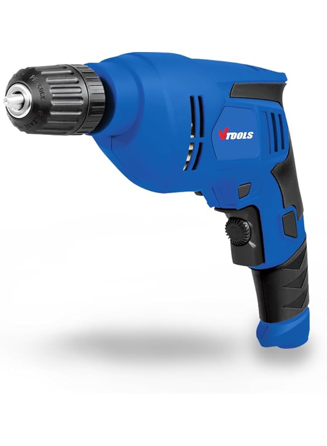 VTOOLS 500W Professional Electric Drill Driver Heavy Duty Up To 2700Rpm Multi Function 10Mm Chuck For Wood Plastic And Metal Diy And Office Repair Vp1104 - Image 2