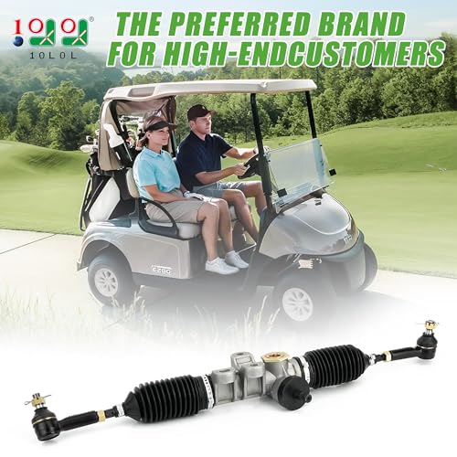 10L0L Golf Cart Steering Assembly for EZGO RXV Electric Gas 2008 & Up, Steering Rack Gearbox Assembly Golf Cart Parts 601500 618329 - Image 2