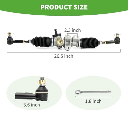 10L0L Golf Cart Steering Assembly for EZGO RXV Electric Gas 2008 & Up, Steering Rack Gearbox Assembly Golf Cart Parts 601500 618329 - Image 5