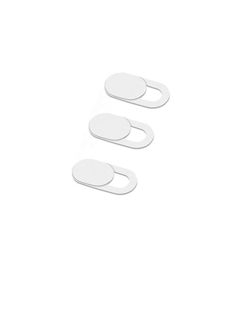 3 Pack 0.7mm Thin Webcam Cover - Webcam Cover Fits Laptop, Desktop, Tablet, Smartphone to Protect Your Privacy and Security - White (3) - Image 1