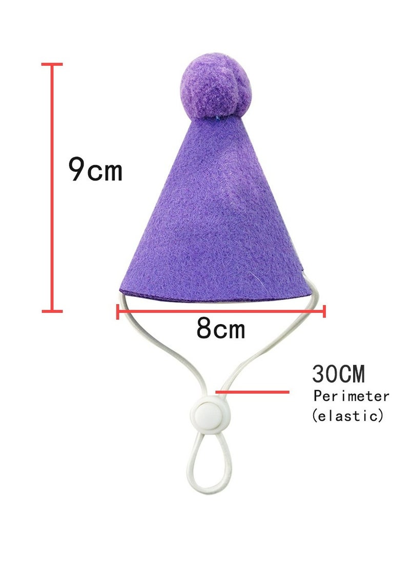 CMGTYYD Dog Cat Birthday Hat Scarf Set,Cute Pet Birthday Party Supplies Decoration Set,Embroidered Birthday Gift for Girls Boys Kitten Dog  - Image 3