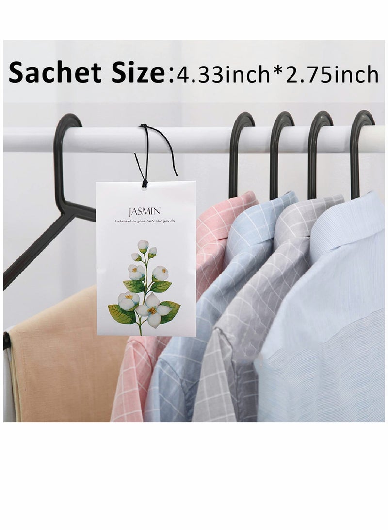 KASTWAVE Jasmine Sachet 1Box 12Pcs Jasmine Dried Flower Bag Scent Sachet Drawer Freshener Jasmine Closet Air Freshener Scented Drawer Deodorizer Freshener for Drawers Closet Home Car Fragrance Product - Image 3