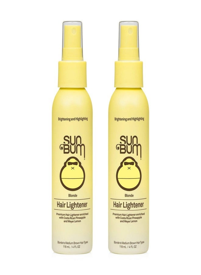 Sun Bum Blonde Hair Lightener - Vegan, Paraben, Gluten and Cruelty-Free Color Enhancing Brightener for Blondes, 2 Pack - Image 1