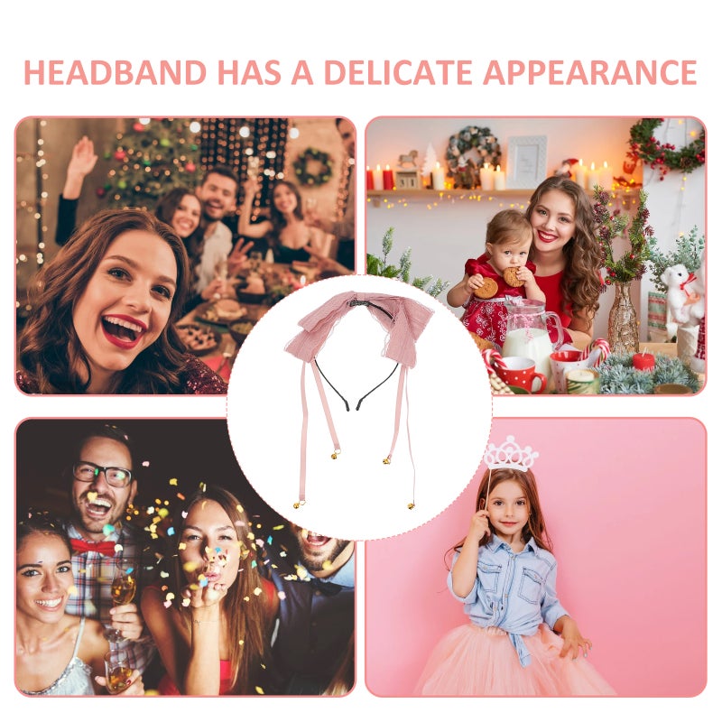 Lace Headband Ribbon Tassel Hairband Costumes Accessory for Women Girls - Image 4