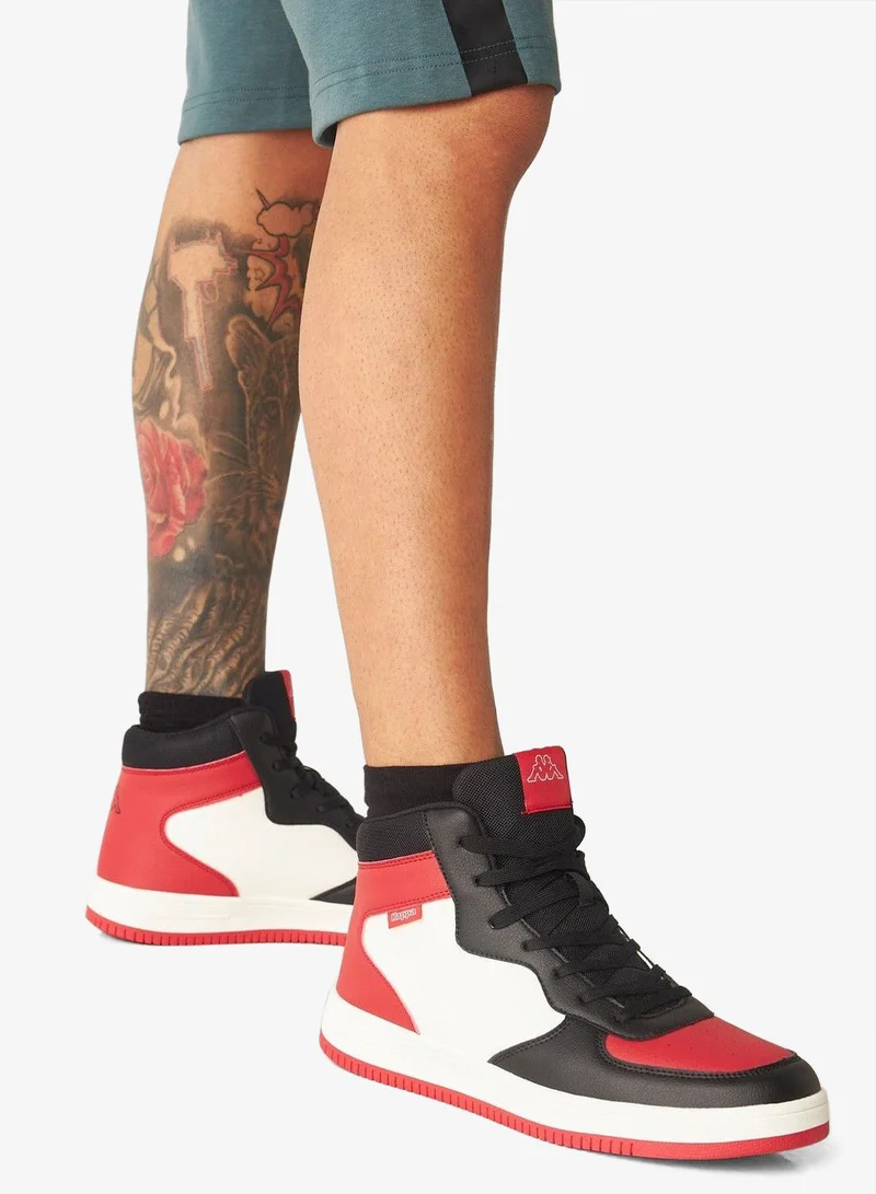 Kappa Kappa Men'S Lace-Up High Cut Sneakers