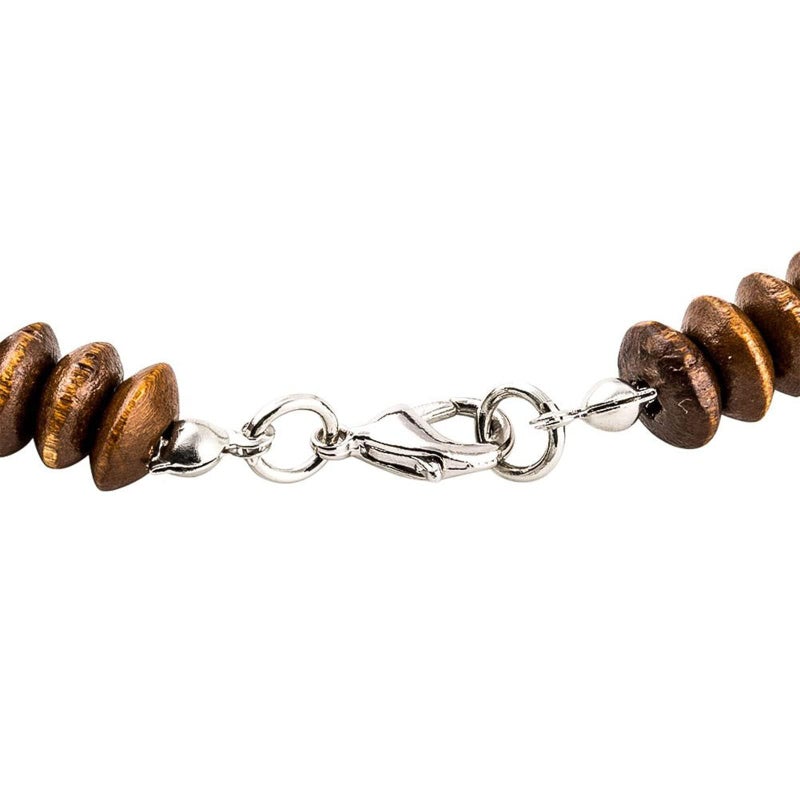EVBEA Wood Bead Necklace Africa Wooden Chain Statement Unisex Chunky Necklaces - Image 5