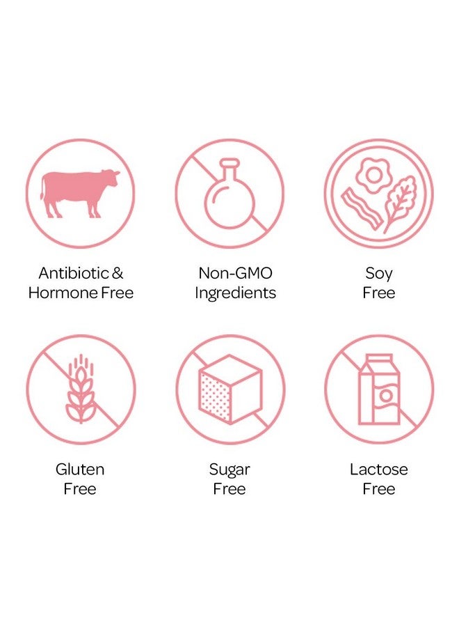 Collagen For Her كولاجين للنساء: كبسولات كولاجين متعددة للنساء (الأنواع I, II, III, V, X) ببتيدات كولاجين مهدرجة، مكمل فيتامين للشعر، البشرة، الأظافر، ودعم المفاصل (90 حبة) - Image 4