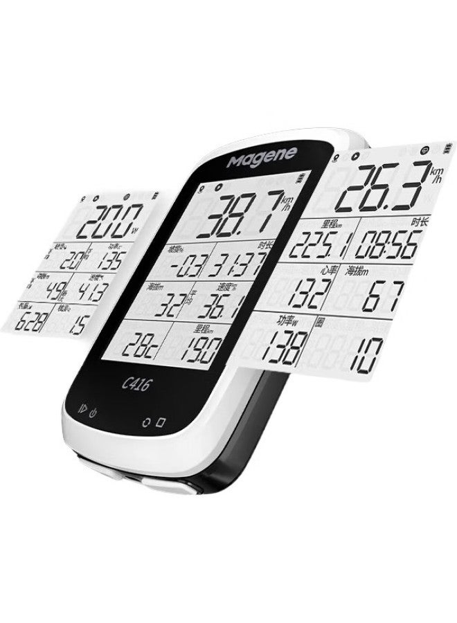 MAGENE C416 Bike Computer, Mountain And Road Bicycle Smart Gps Bluetooth Wireless Waterproof Odometer, Cycling Equipment Accessory - Image 1
