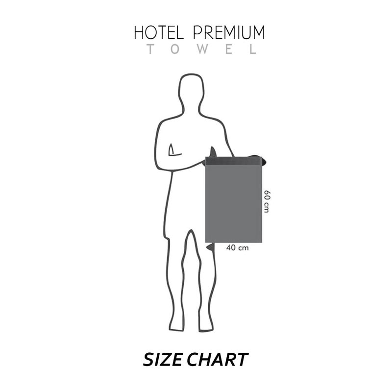 LABHAM Hotel Premium 700GSM Pure Cotton Super Soft Anti Microbial Hand Towel 40cm x 60cm Pack of 4 White - Image 5