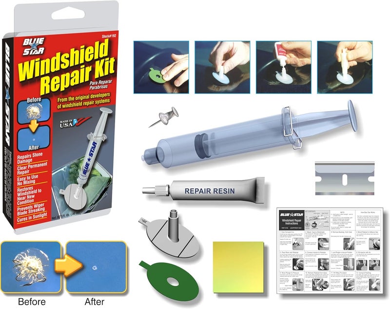 Blue Star Windshield Repair Kit, 027fl. oz - Image 1