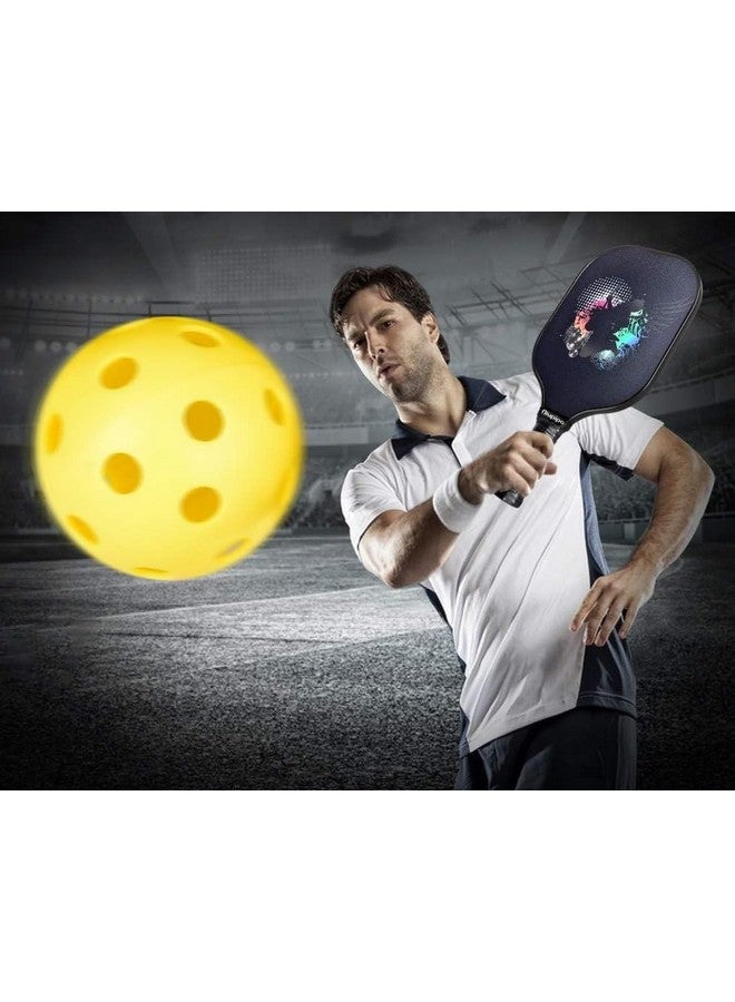 Chocozone Pickleball Paddles with Balls Wooden Pickle Ball Rackets Indoor Outdoor Sports for 5 6 7 8 9+ Years Old Kids & Adults - Image 5