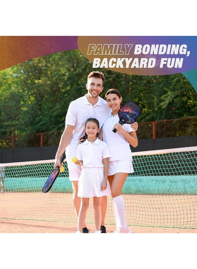 Chocozone Pickleball Paddles with Balls Wooden Pickle Ball Rackets Indoor Outdoor Sports for 5 6 7 8 9+ Years Old Kids & Adults - Image 4