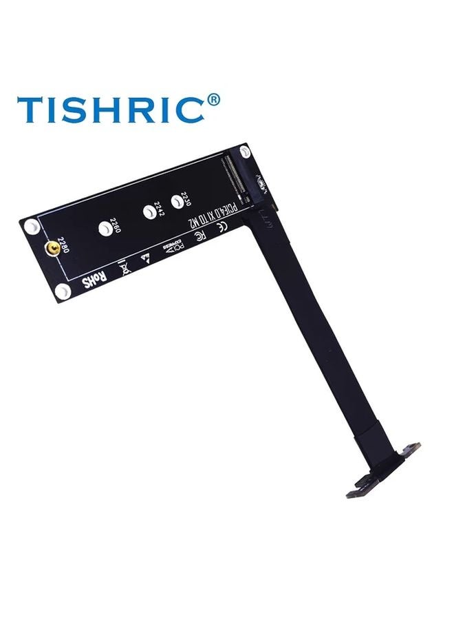 TISHRIC PCIE3 0 X1 To M 2 NVMe SSD Adapter High Speed For 2230 2280 NVMe Drives - Image 1