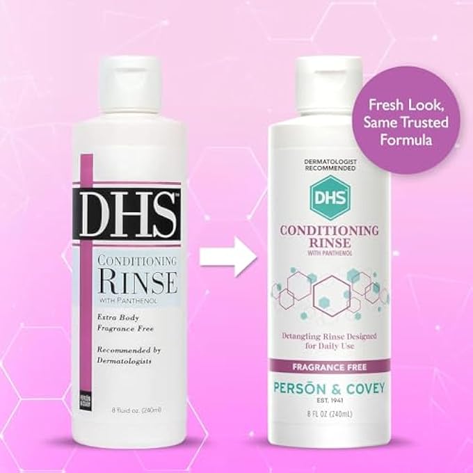 DHS CONDITIONING RINSE WITH PANTHENOL, 8 OZ (PACK OF 2) - Image 2