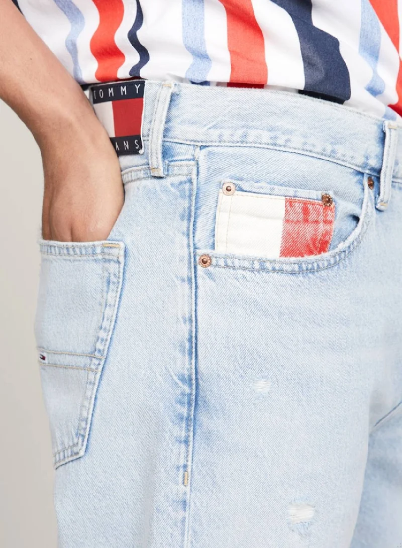 Tommy Jeans  Isaac Archive Relaxed Tapered Distressed Jeans for Men | Best Price UAE