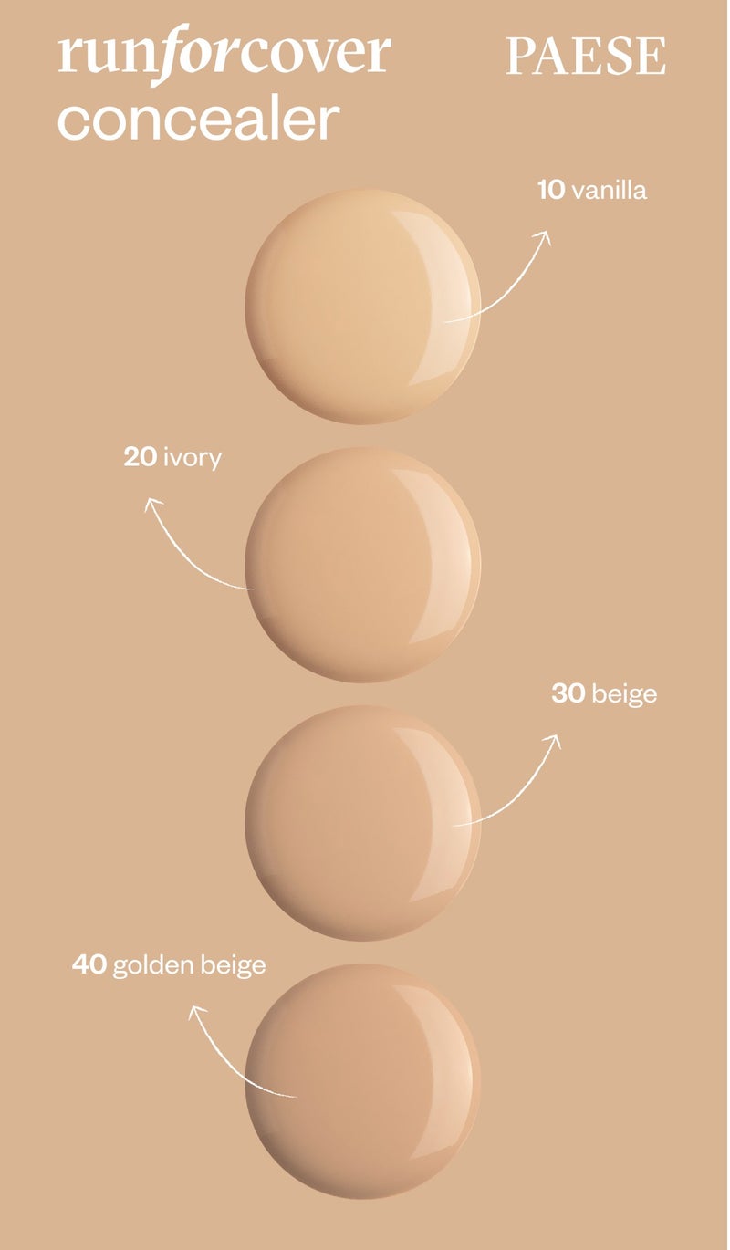 Paese Concealer Run for Cover Full Coverage Long Lasting Liquid Concealer for Dark Circles, Blemishes & Imperfections, Lightweight Smooth Concealer Makeup with Natural Finish 10 Vanilla - Image 3