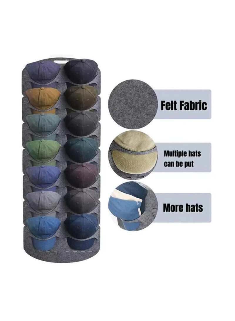 Foldable Hanging Baseball Cap Hat Display Rack Organizer  - Image 5