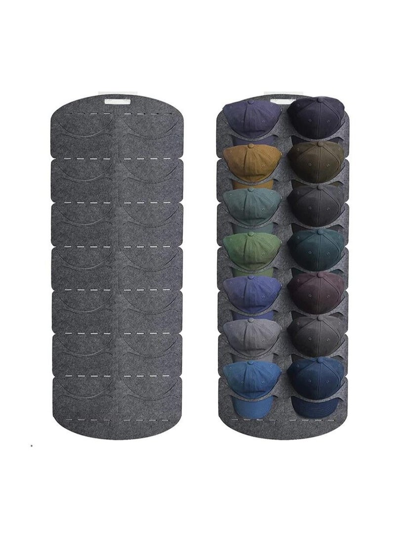 Foldable Hanging Baseball Cap Hat Display Rack Organizer  - Image 4