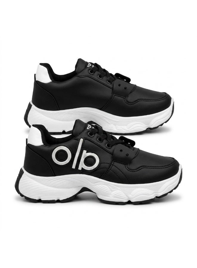 Vbranda A luxurious, eye-catching, and stylish sneaker.L-19-BLACK - Image 2