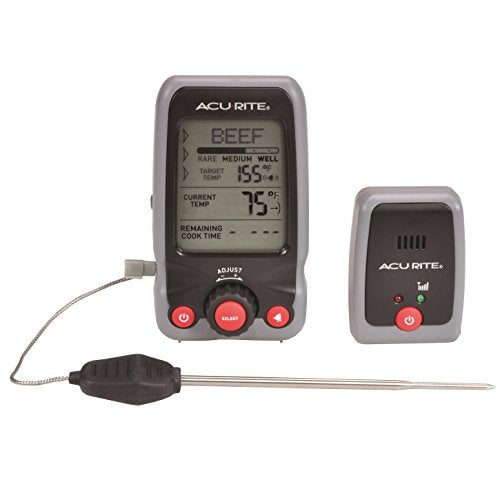 AcuRite 00278 Digital Meat Thermometer and Timer with Pager - Image 1