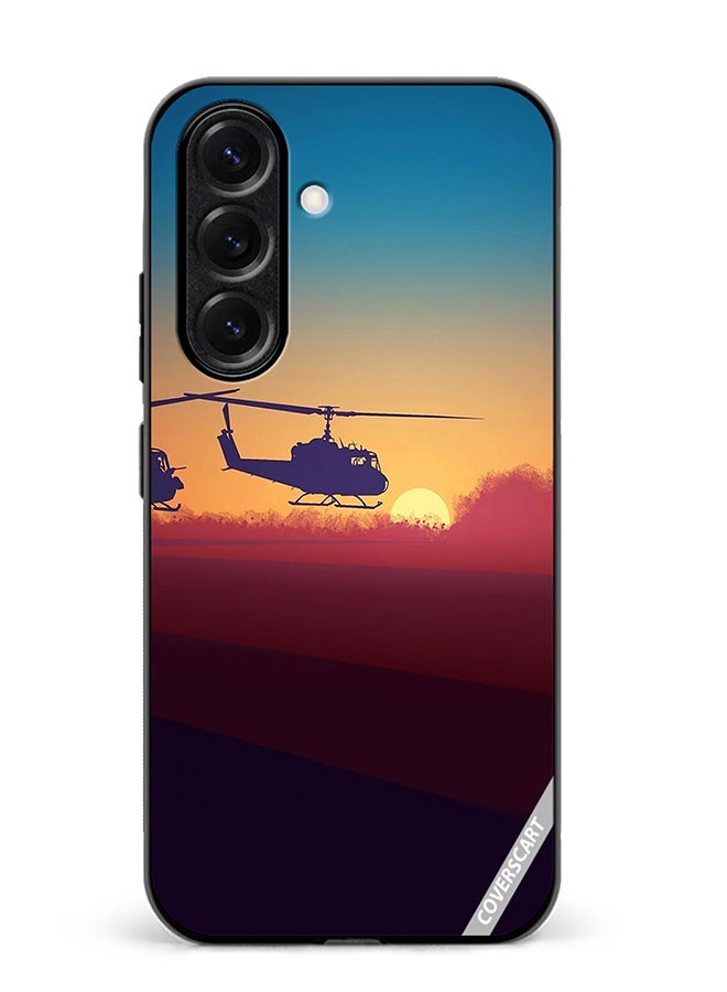 VR CREATIVE Protective Case Cover For Samsung Galaxy S25 Plus Military Choppers Design Multicolour
