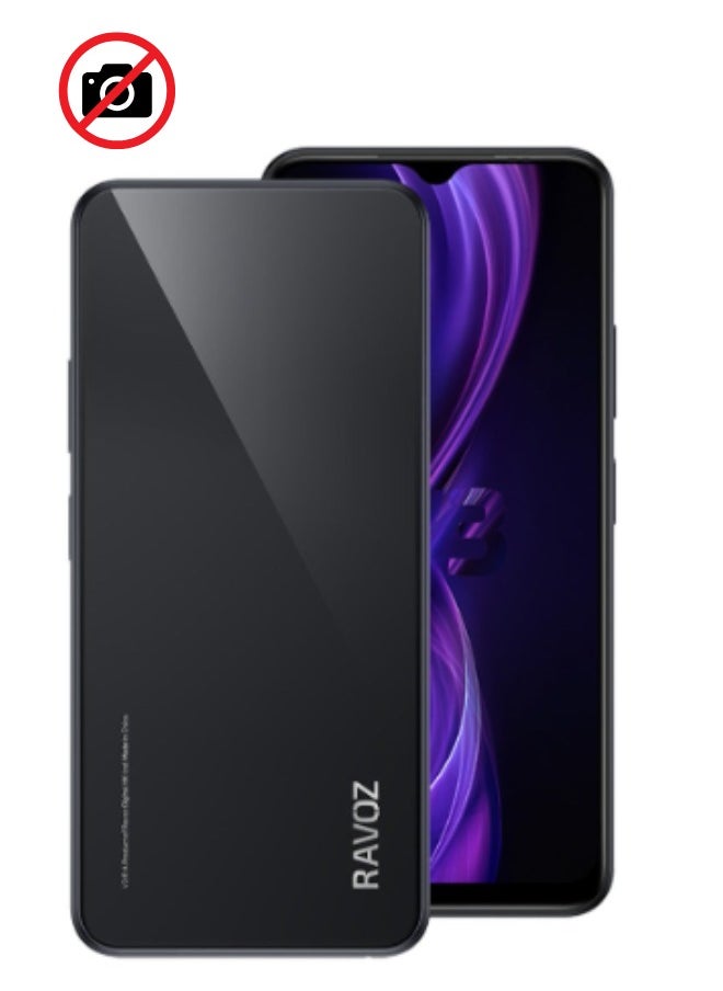 RAVOZ Ravoz V3 Non Camera & Non GPS | 8GB RAM(4+4 Expandable) 128 GB ROM | 5000mAh Battery | Black, TDRA  - Image 1