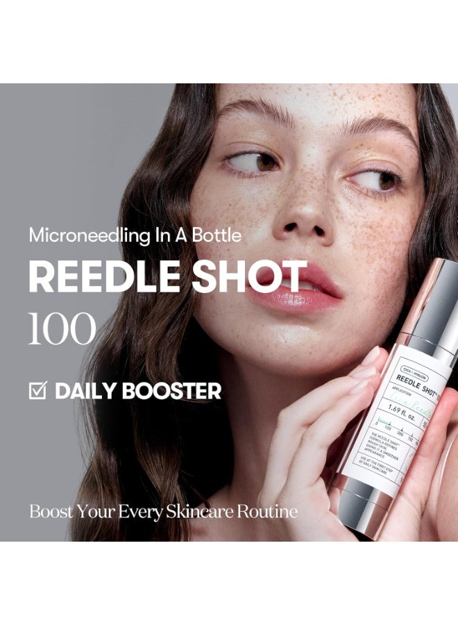 VT COSMETICS VT COSMETICS CICA Reedle Shot 100 Serum 50ml + Reti-A Mask Sheet 30ea | Microneedling Exosome Serum & Daily Retinol Glow Mask for Smooth, Radiant Korean Glass Skin - Image 2