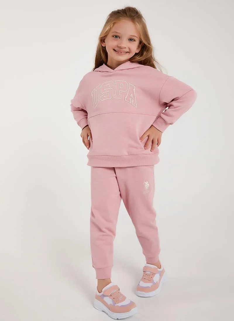 U.S. Polo Assn. U.S. Polo Assn. Girls Rose Tracksuit Set