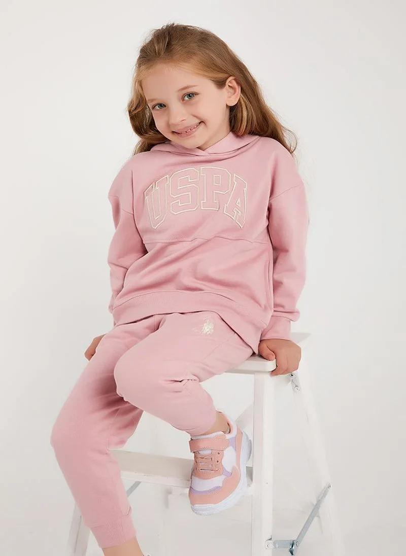 U.S. Polo Assn. U.S. Polo Assn. Girls Rose Tracksuit Set