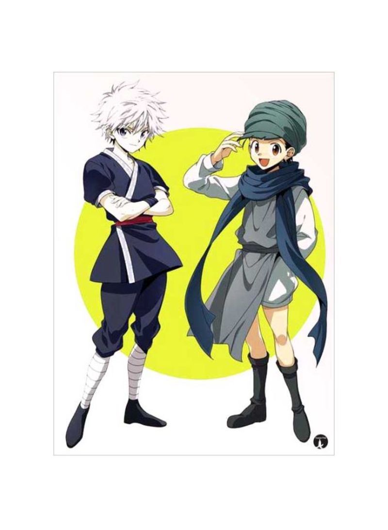 RKN Anime Hunter X Hunter Printed Mousepad Yellow/Grey/Blue